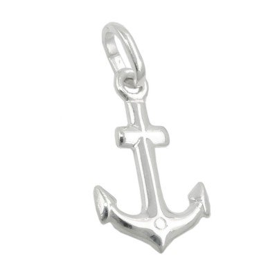 Anhänger Anker glänzend 925 Sterlingsilber