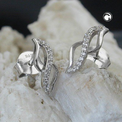 Ohrstecker Zirkonia 925 Sterlingsilber
